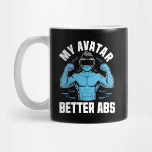 Gym Bro VR headset Funny Gifts Mug